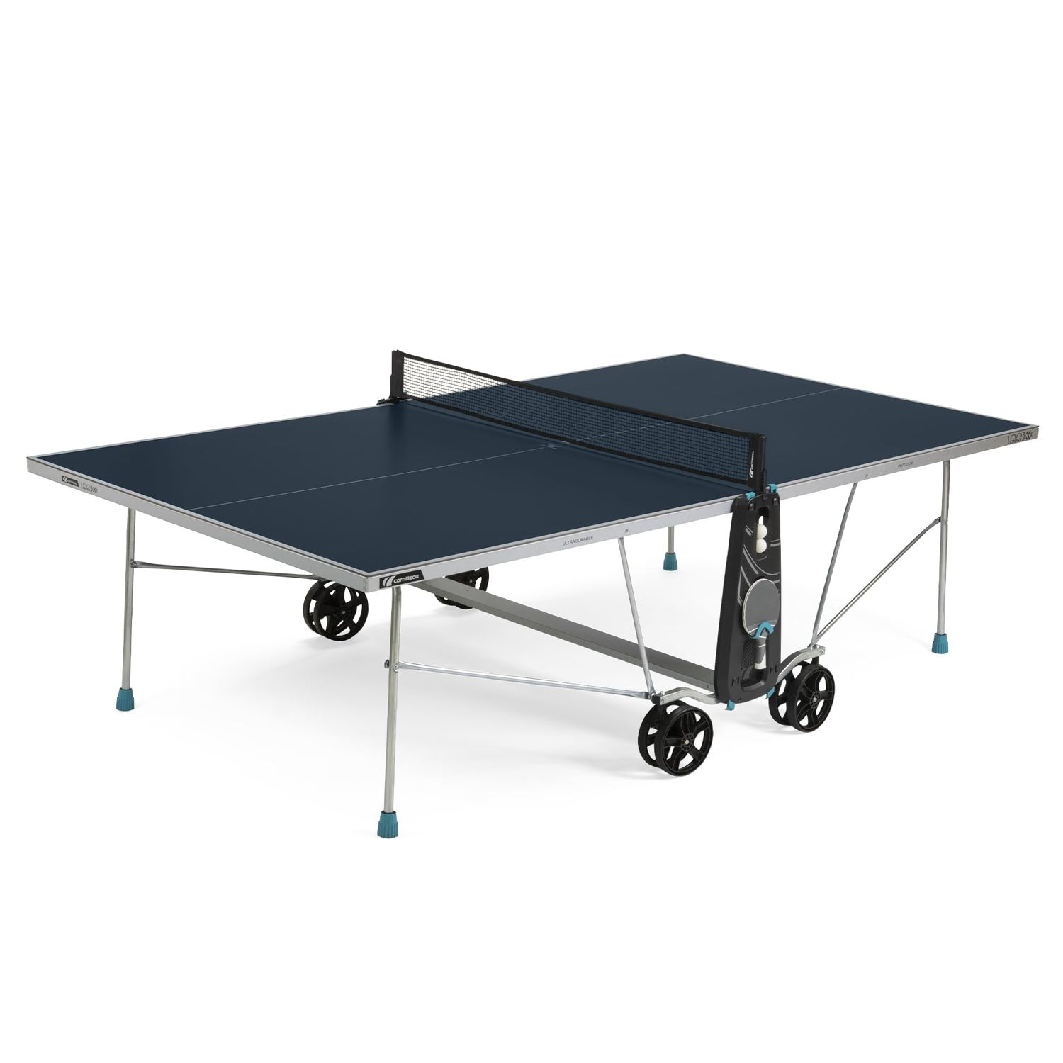 Outdoor Table Tennis Table 100X (Blue/Grey)