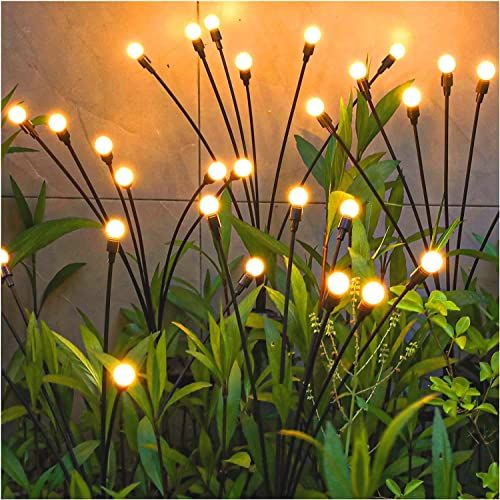 Swaying Solar Firefly Lights 4-Pack (Warm White)