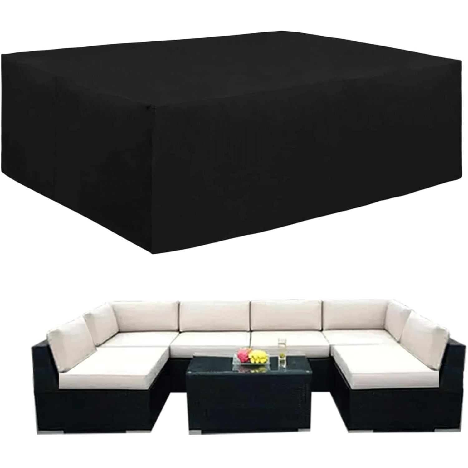 Patio Set Cover 270×180×89 cm (420D, Waterproof)