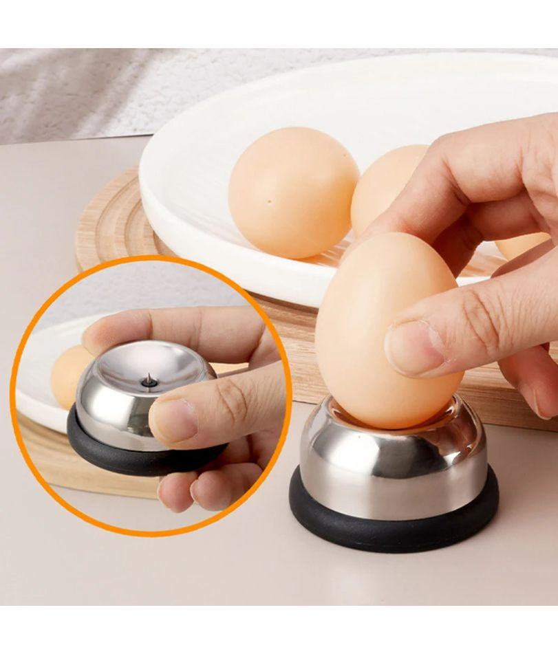 Egg Piercer for Boiled Eggs Hole Puncher Prickers Separator Stainless Steel Needle Egg Separator Piercing Tool Kitchen Gadgets