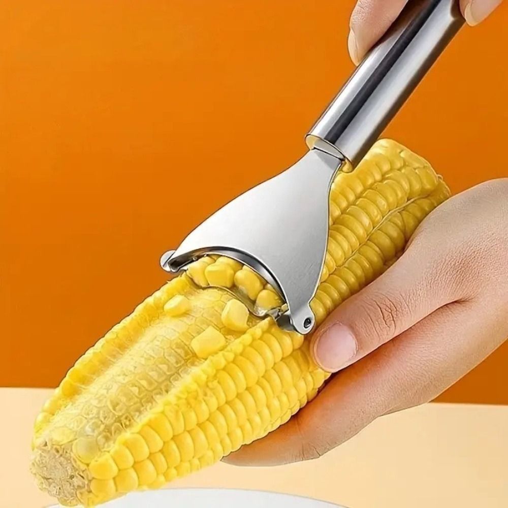 Stainless Steel Corn Stripper Corns Threshing Corn Thresher Stripper Peeler Corn Kerneler Peeler Fruit Vegetable Kitchen Gadgets