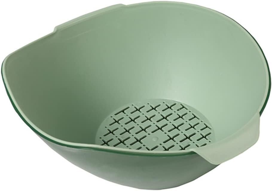 Kitchen Strainer Colander Bowl Sets Fruits Washing Bowl Strainer Double Layered Drain Basin and Basket for Fruits Vegetable Clea