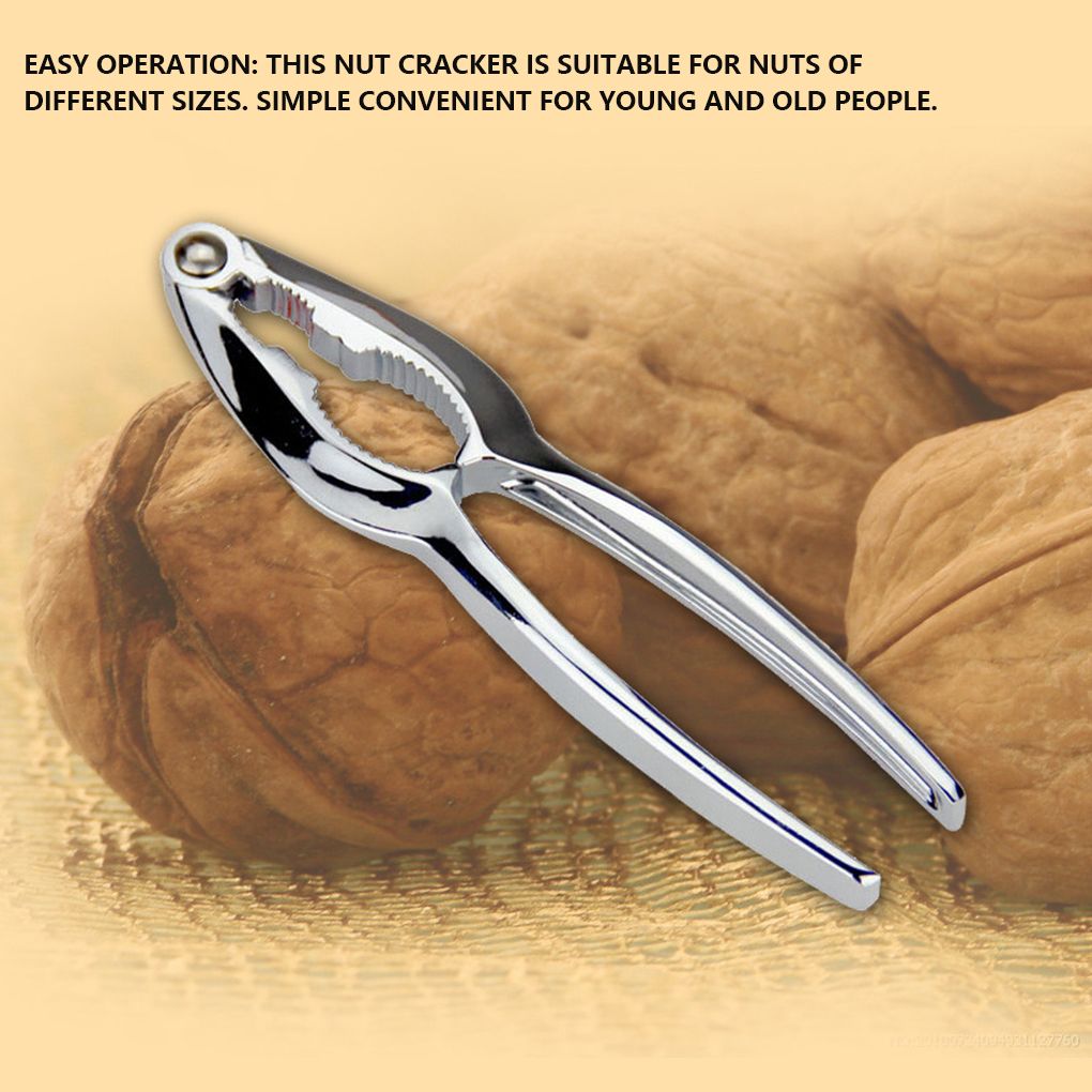 1pc Zinc Alloy Nutcracker Sheller Walnut Nut Cracker Quick Walnut Almond Pecan Nutcracker Kitchen gadgets Tool Accessories