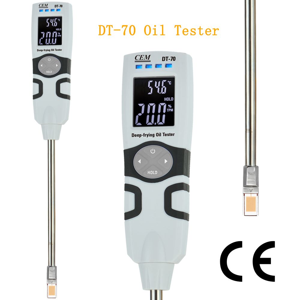 DT-70 Cooking Fryer Oil Tester Kit, Sound and Visual Alarm, Oil Fryer Quality Test Kit for Frying Oil for Kitchen &amp; Restaurant