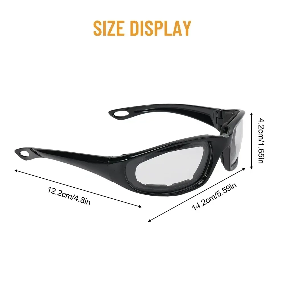 Kitchen Onion Glasses Anti-Tear Anti-fog Lenses Eye Glasses Cutting Chopping Eye Protect Glasses Kitchen Gadget Tools