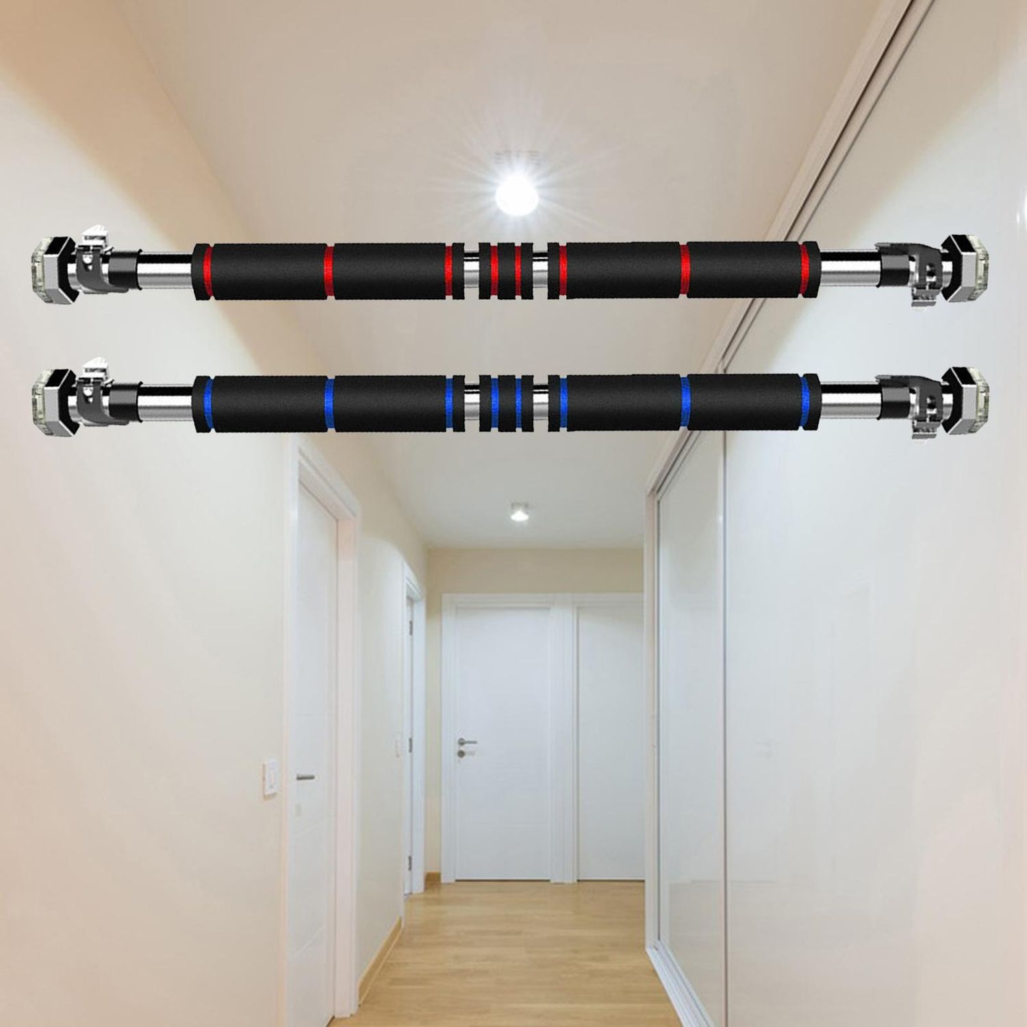 Pull up Bar No Screws Doorway Chin up Bar Door Horizontal Bar 31.5 to 51.2