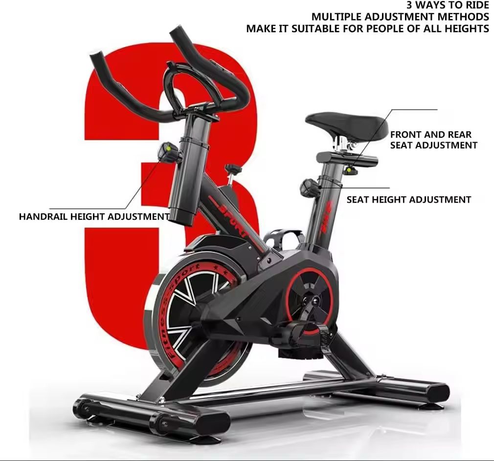 Ultra Quiet Spinning Bike Magnetic Resistance Home Exercise Fitness Equipment Indoor Cycling Bicycle Commercial Gym Sport