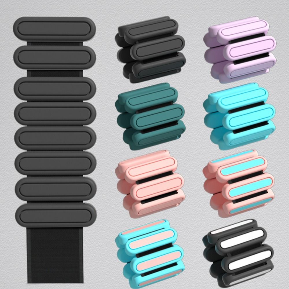 1PC Exercise Gear Sandbag Weight Bracelet Fitness Equipment Silicone Ankle Strap Adjustable Wrist Weight Bracelet outdoor