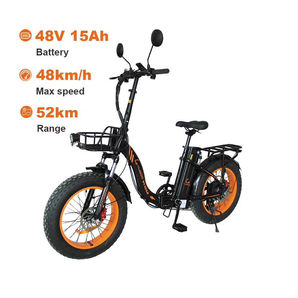 KUGOO V4  Max 52 KM Lone Range  Electrica Bike 750W 52KM/H Speed 48V 15Ah Motorcycles Scooters Ev Bike
