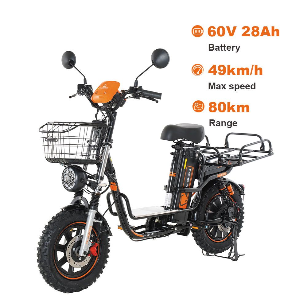 KUGOO V3  Pro 90 KM Lone Range  Electrica Bike 500W 51KM/H Speed 60V 20Ah Motorcycles Scooters Ev Bike