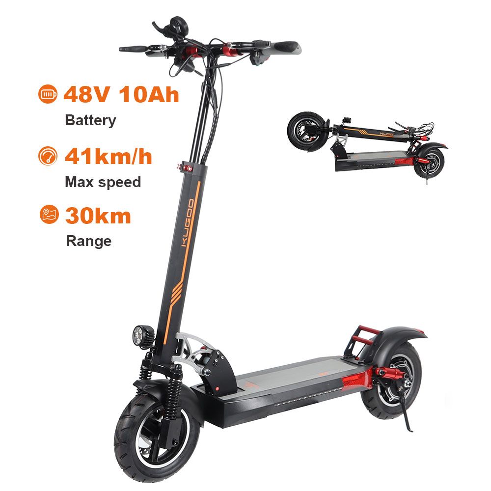 KUGOO M4 Electric Scooter for Adult 350w 48V Folding Off Road E Scooter  Dropship