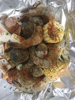 Raw Low Country Steamed Boil