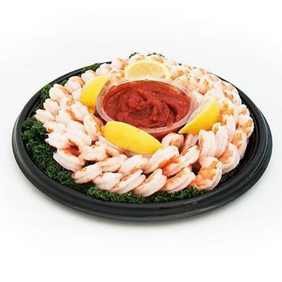 COOKED SHRIMP PLATTER WITH COCKTAIL SAUCE – LB Platter