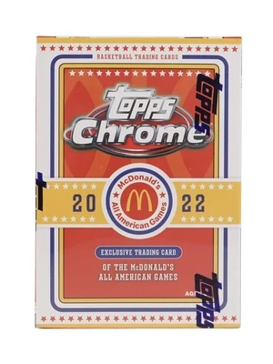 2022 Topps McDonald's All-American Chrome 7-Pack Blaster Box