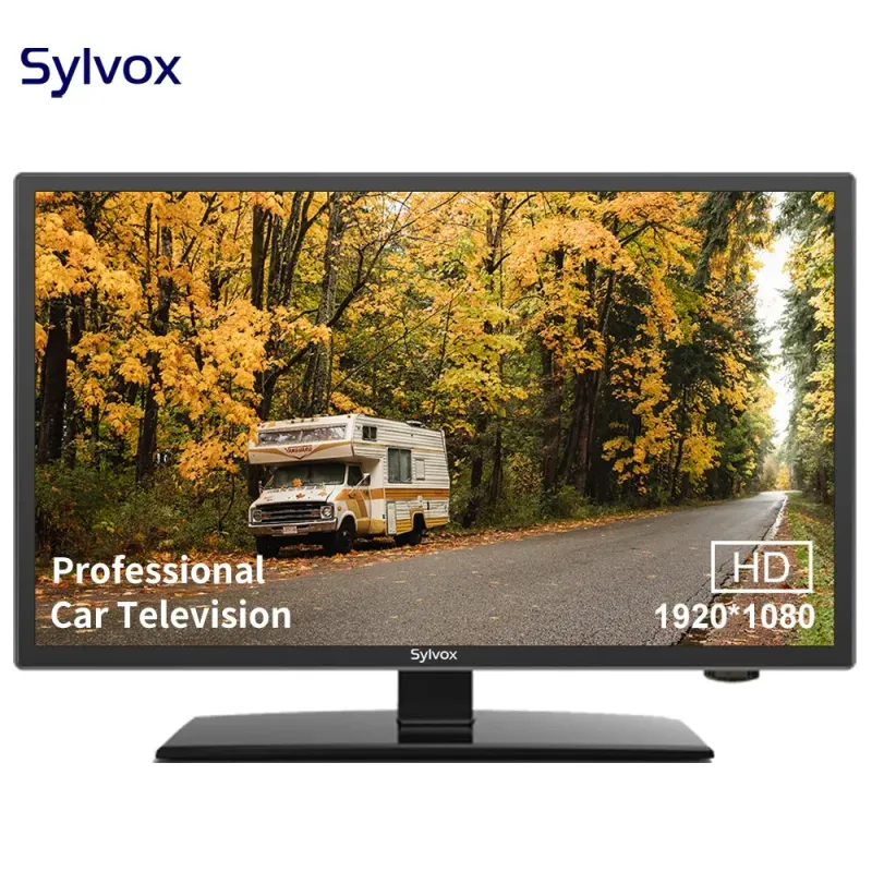 SYLVOX 12/24V 24” Portable Car TV with DVD Player and FM Radio 1080P HD LED RV Television for Truck Camping Caravan Kitchen SYLVOX 12/24V 24” Portable Car TV with DVD Player and FM Radio 1080P HD LED RV Television for Truck Camping Caravan Kitchen