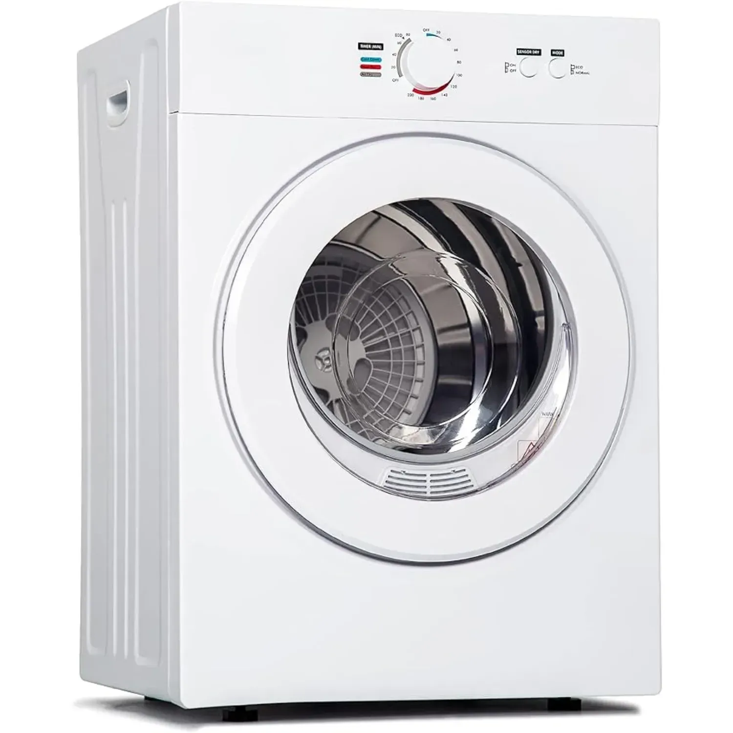 Compact Dryer 1.8 cu. ft. Portable Clothes Dryers with Exhaust Duct with Stainless Steel Liner Four Function Small Dryer Machine Compact Dryer 1.8 cu. ft. Portable Clothes Dryers with Exhaust Duct with Stainless Steel Liner Four Function Small Dryer Machine