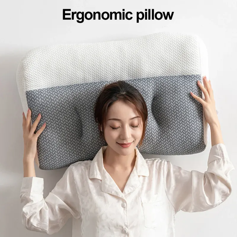 Super Ergonomic Pillow Ergonomic Neck Head Support Protect Pain Relief Spine Orthopedic Sleep Position Cervical Contour Pillow Super Ergonomic Pillow Ergonomic Neck Head Support Protect Pain Relief Spine Orthopedic Sleep Position Cervical Contour Pillow