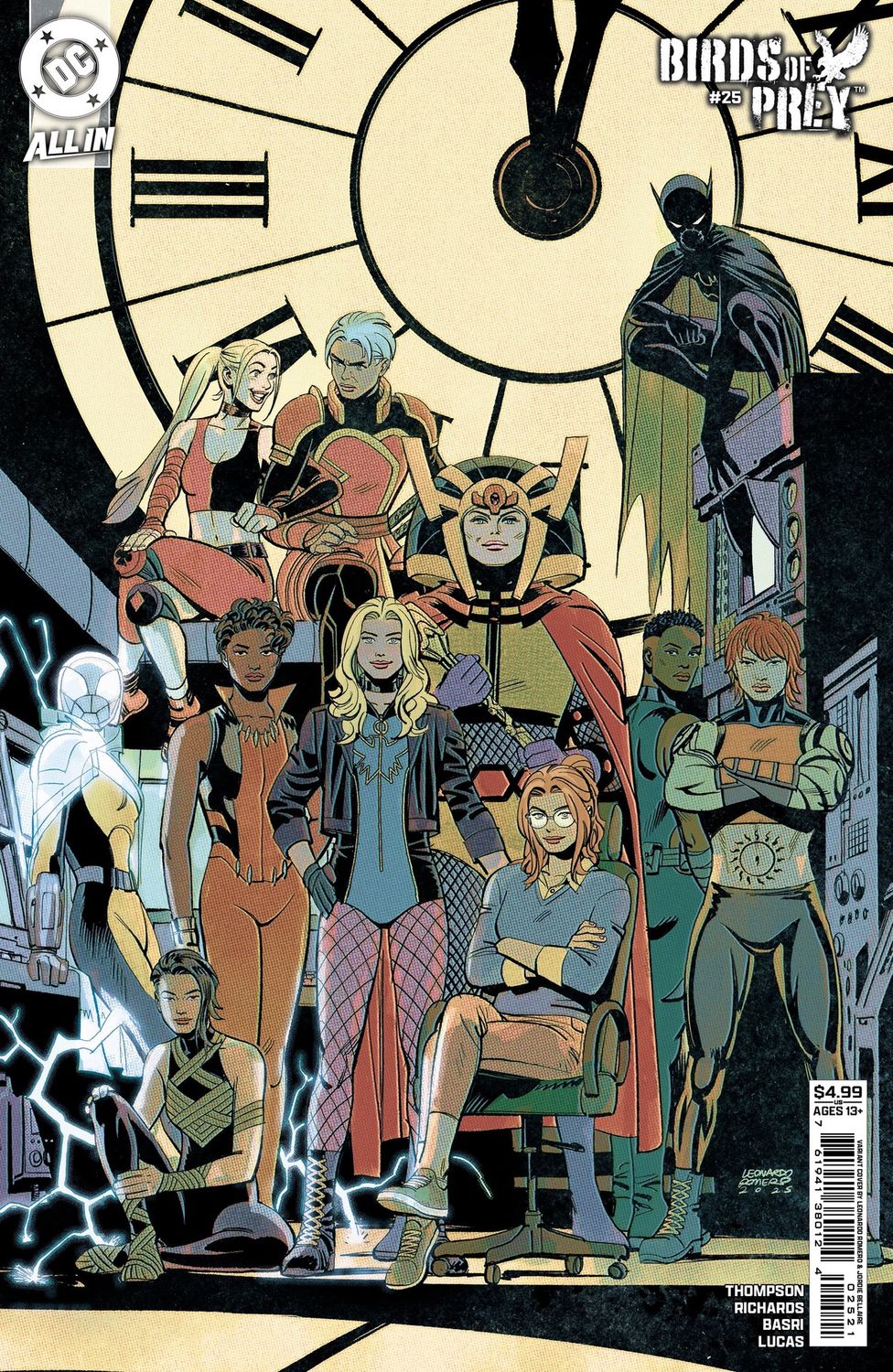 Birds OF Prey #25 Cvr B Leonardo Romero Card Stock Var