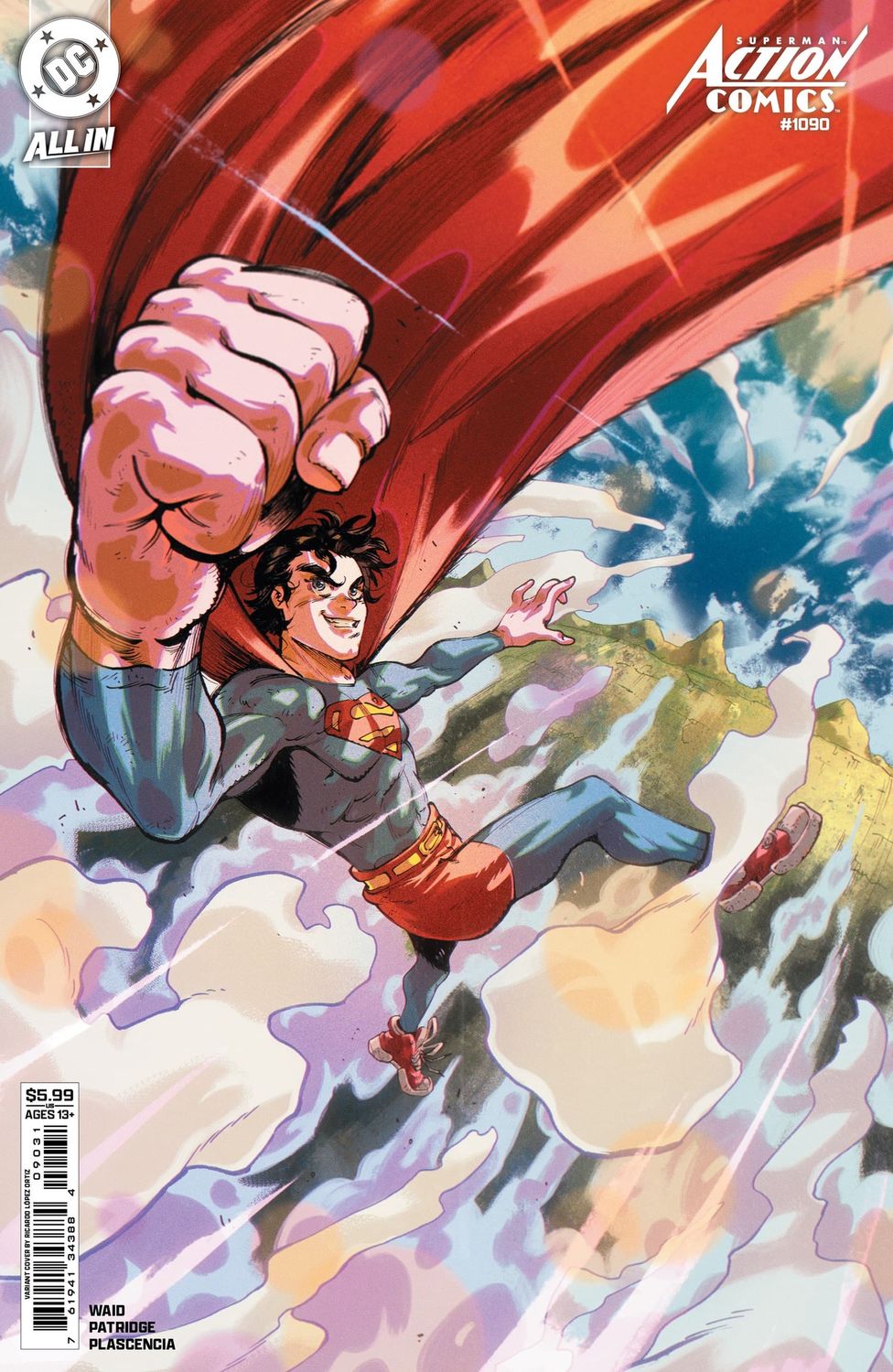 ACTION COMICS #1090 CVR C RICARDO LOPEZ ORTIZ CARD STOCK VAR