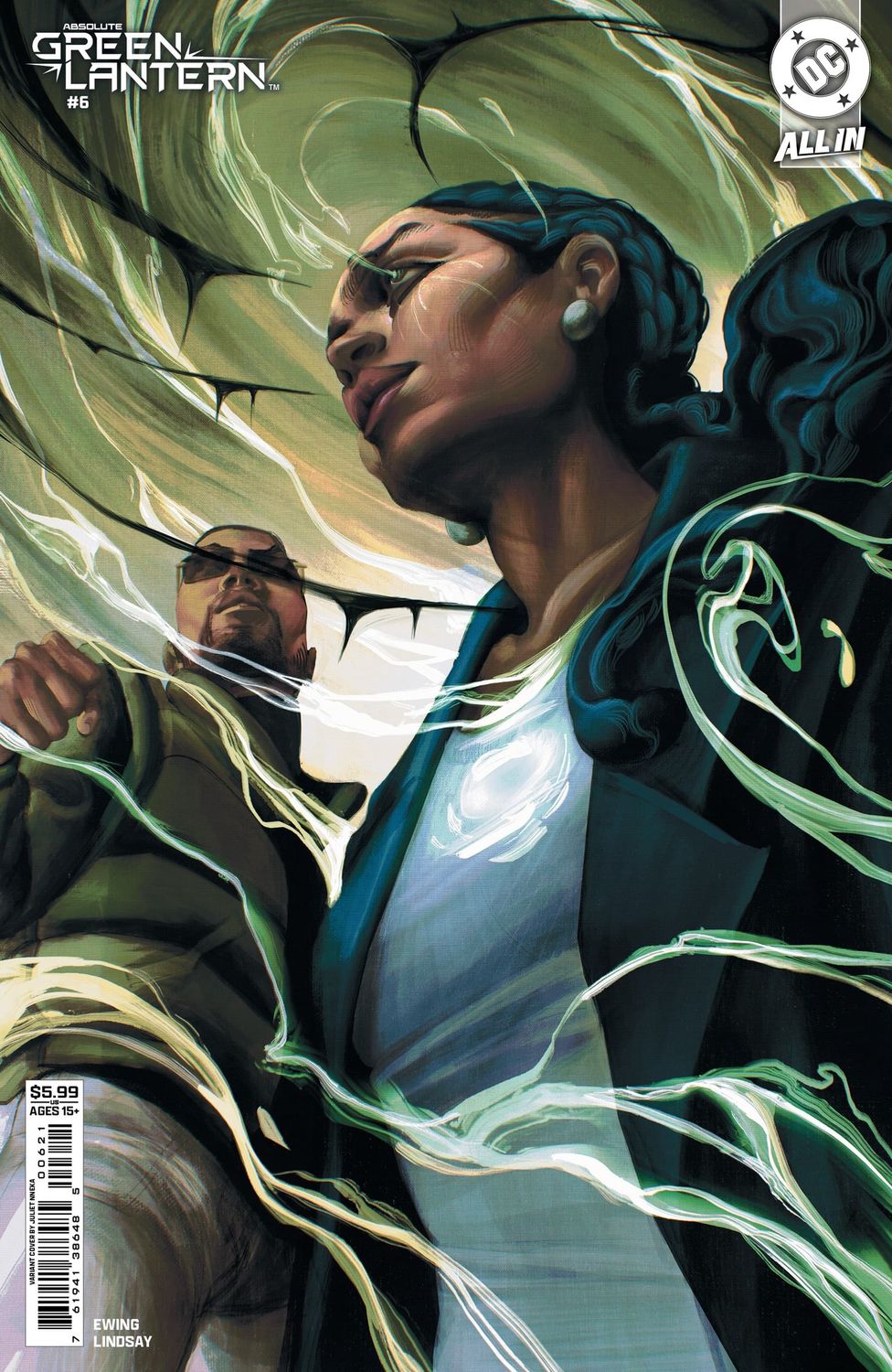 Absolute Green Lantern #6 Cvr B Juliet Nneka Card Stock Var