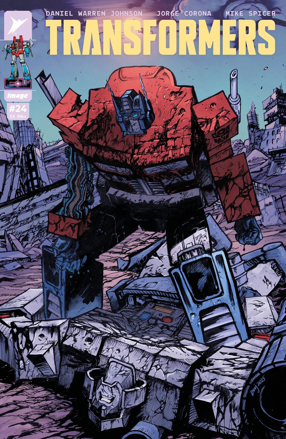 Transformers #24 Cvr A Daniel Warren Johnson &amp; Mike Spicer