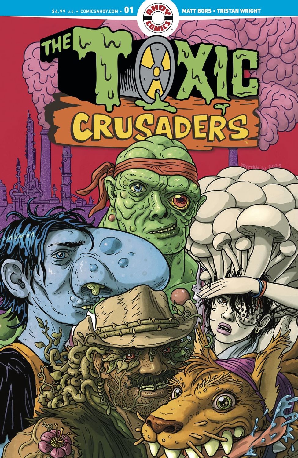 Toxic Crusaders #1 (Of 5) Cvr A Tristan Wright (Mr)
