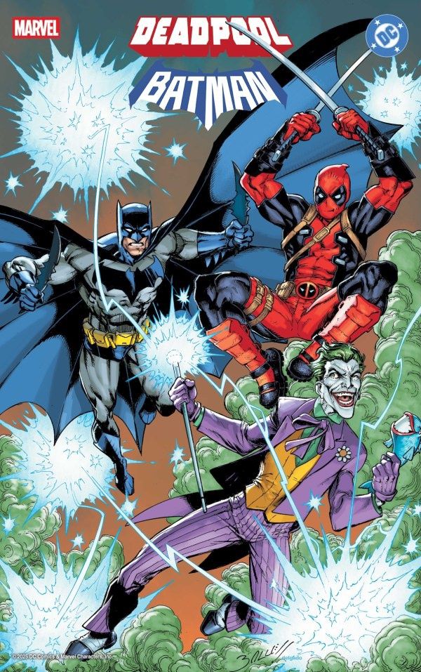 MARVEL/DC: DEADPOOL/BATMAN #1 MARK BAGLEY FOIL VARIANT