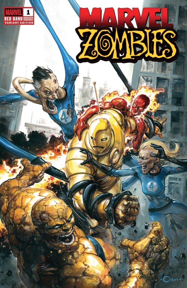 MARVEL ZOMBIES: RED BAND #1 CLAYTON CRAIN VARIANT [POLYBAGGED]