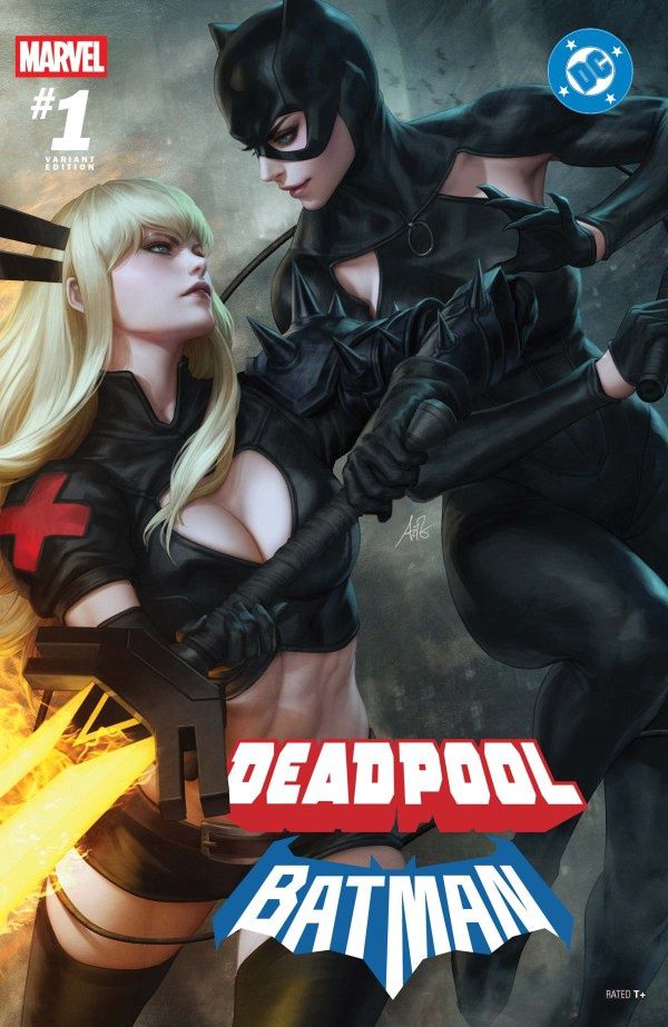 MARVEL/DC: DEADPOOL/BATMAN #1 ARTGERM VARIANT