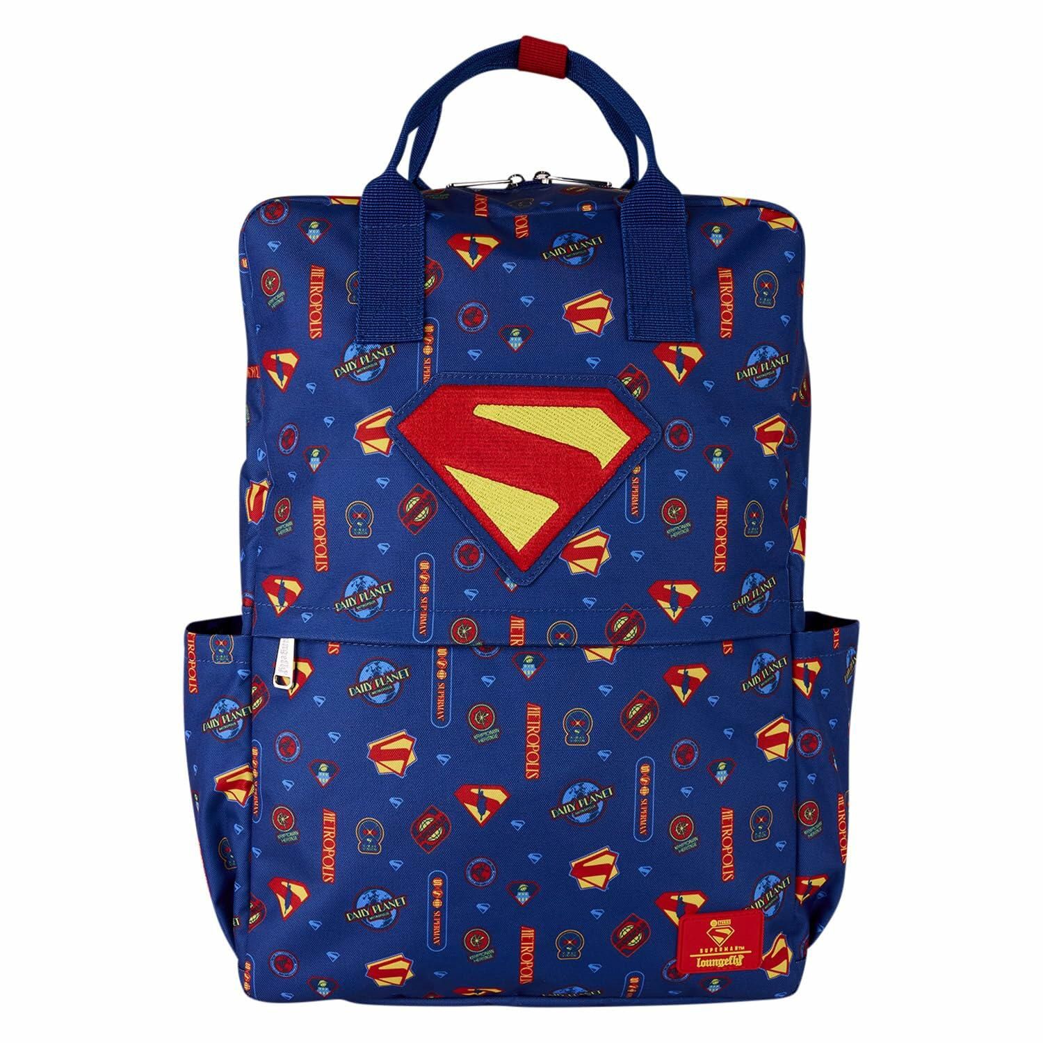 Loungefly DC Superman Nylon Full-Size Backpack