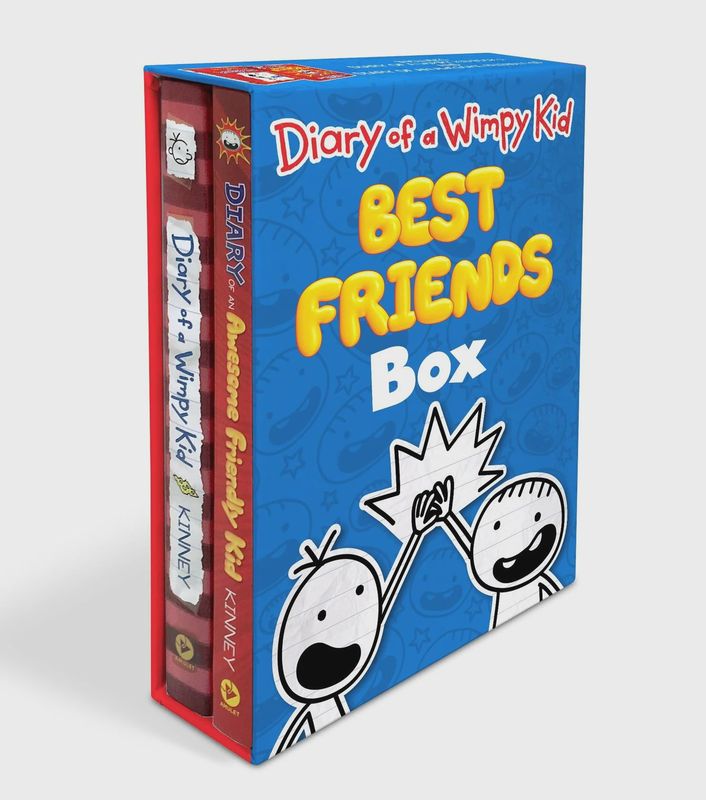 Diary of a Wimpy Kid Best Friends: 2-Book Hardcover Gift Set: Diary of a Wimpy Kid and Diary of an Awesome Friendly Kid