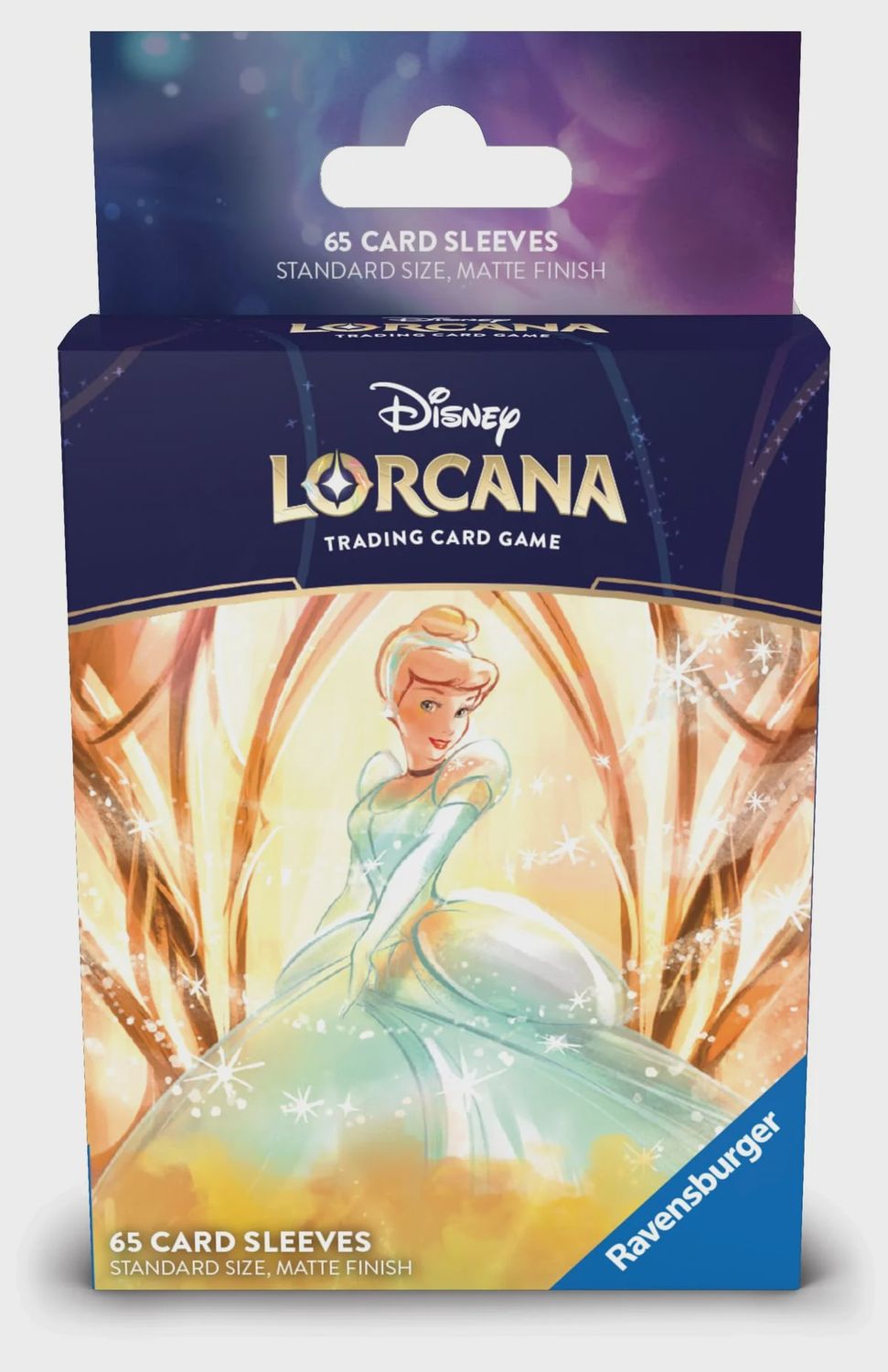 Disney Lorcana TCG: Archazia&#39;s Island Card Sleeves Featuring Cinderella - Ballroom Sensation