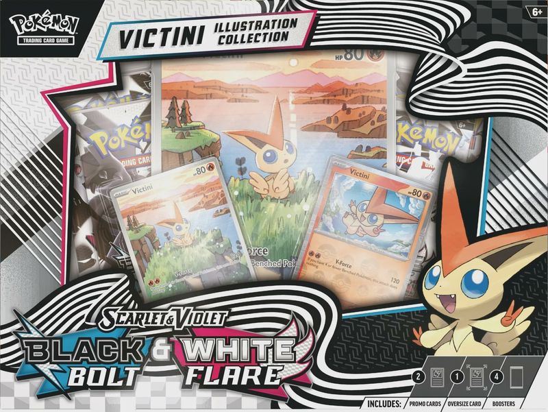 Pokemon TCG Scarlet &amp; Violet 10.5 Unova Victini Illustration Collection