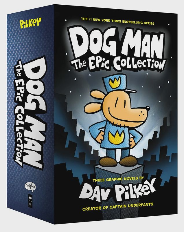 Dog Man: The Epic Collection: From the Creator of Captain Underpants (Dog Man #1-3 Box Set)