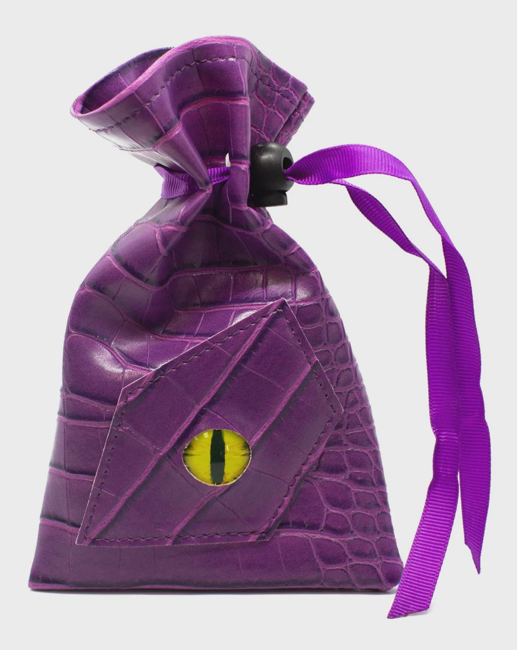 Dragon Eye Dice Bag: Purple Dragon