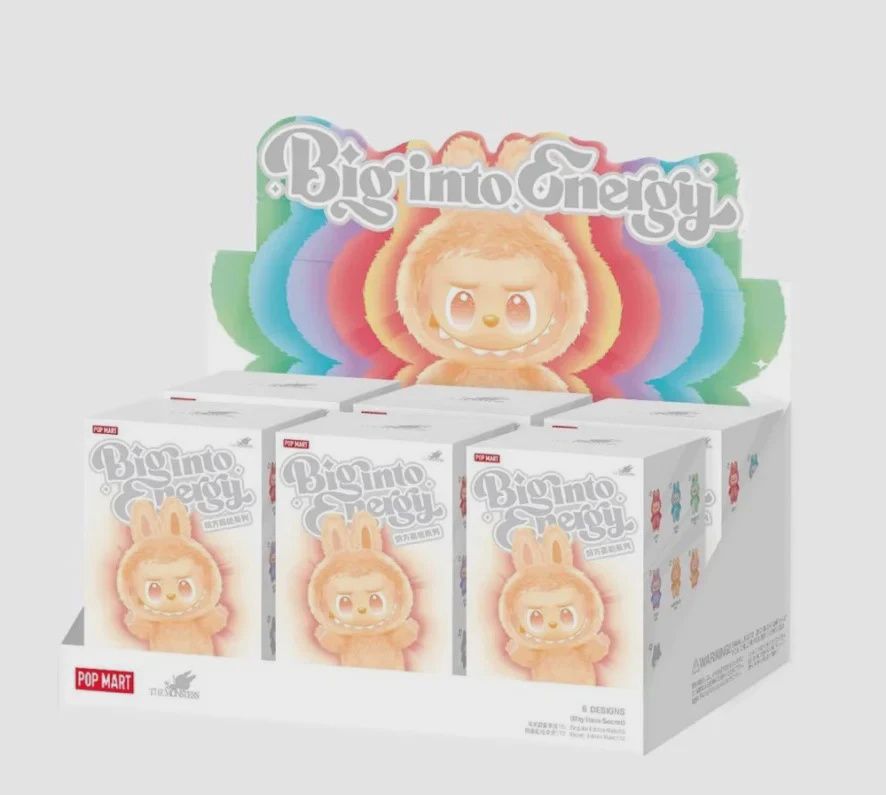POP MART - Labubu - The Monsters - Big into Energy Series - Vinyl Plush  - Full Box
