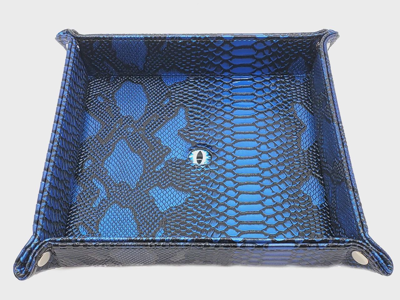 Dragon Eye Rolling Tray - Spectral Dragon - Blue &amp; Black