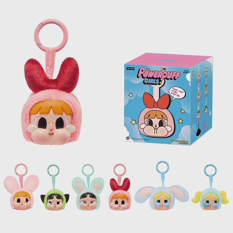 POP MART Crybaby × Powerpuff Girls Series-Vinyl Face Plush Blind Box - Single Box