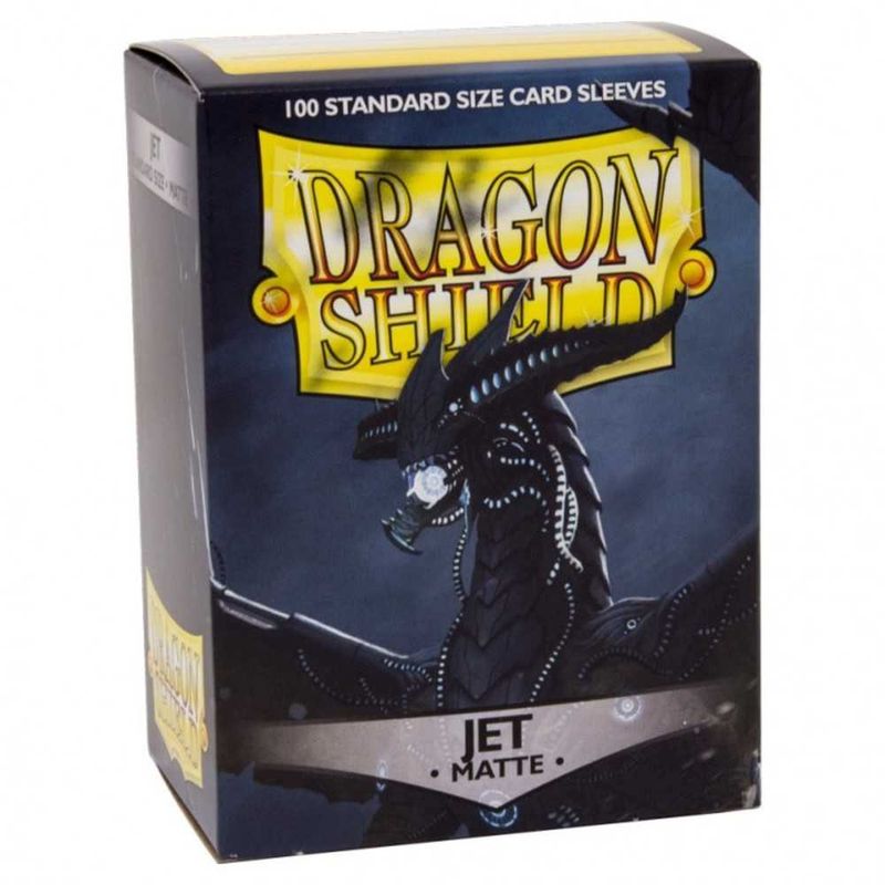 Dragon Shield | Standard Size Card Matte Sleeves | 100 CT | Jet