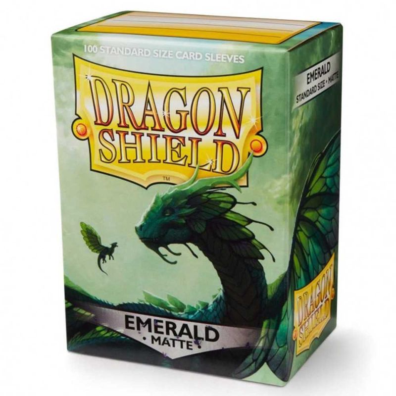 Dragon Shield | Standard Size Card Matte Sleeves | 100 CT | Emerald