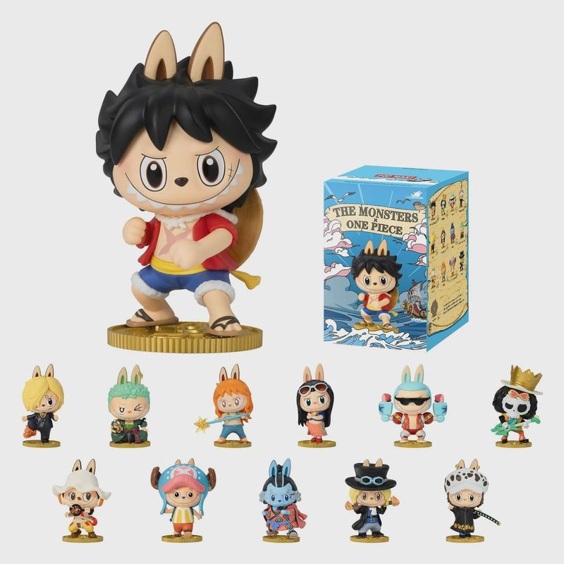 POP MART The Monsters × One Piece Series Blind Box Figures - Single Box