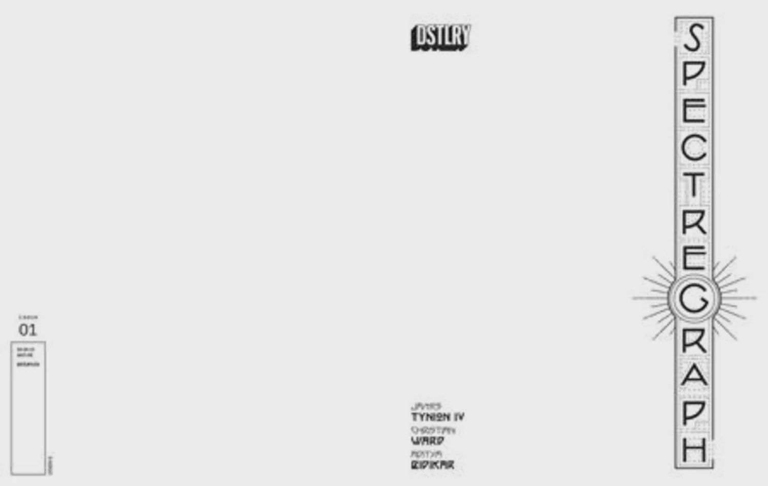 Spectregraph #1 (Of 4) Cover G Blank Sketch Variant (Mature)