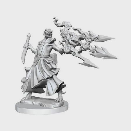 WizKids WZK75035 Female Dungeons &amp; Dragons Frameworks Wave 1 Dragonborn Sorcerer Miniatures