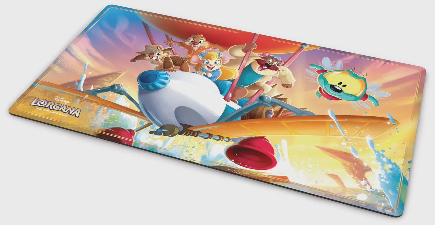 Ravensburger Disney Lorcana TCG Playmat Featuring Rescue Ranger Away | Protects Cards | Versatile Game, Desk, or Mouse Pad | Durable Non-Slip Surface