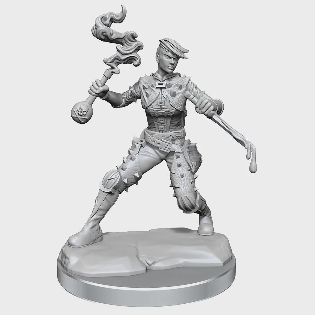 D&amp;D Frameworks: Human Rogue Female - Unpainted and Unassembled