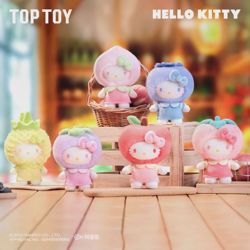 Top Toy - Hello Kitty Fruity Paradise Plush - 1 box