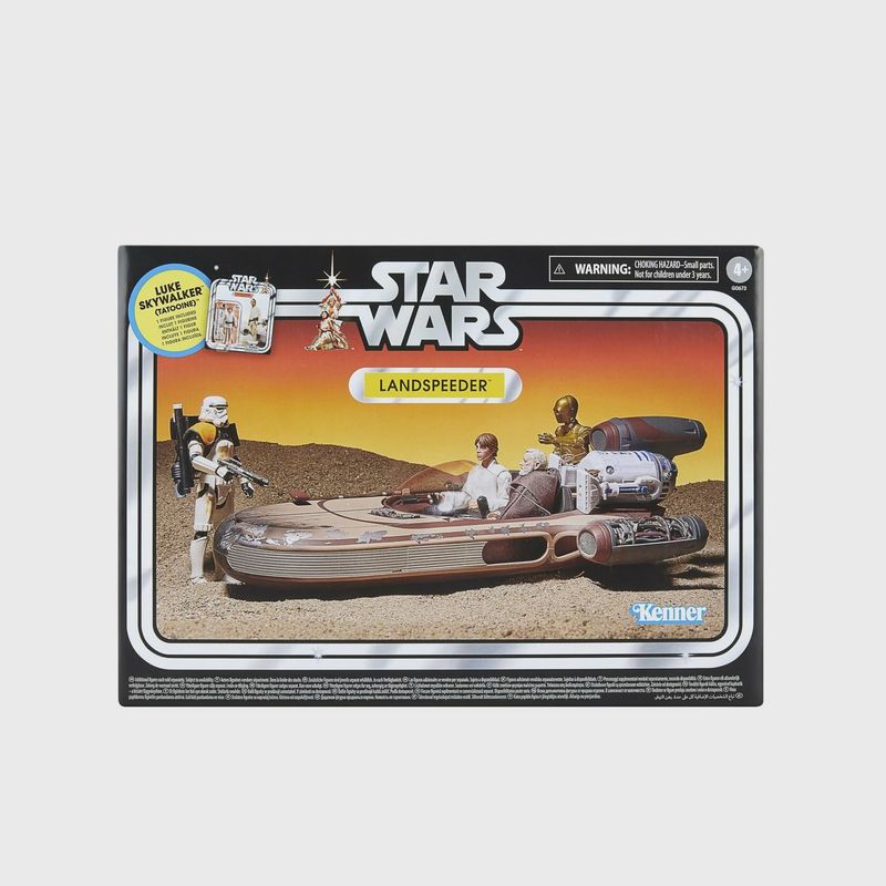 Star Wars The Vintage Collection, Landspeeder Vehicle with 3.75-Inch Luke Skywalker Figure, Star Wars : A New Hope