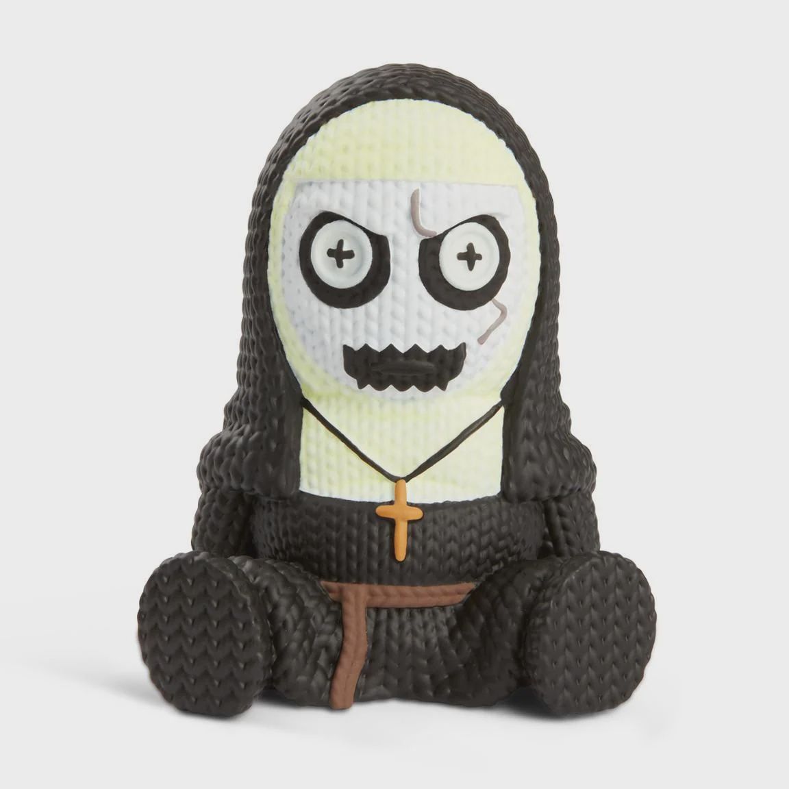 Handmade By Robots Knit Series The Nun Glow-in-the-Dark 5-in Vinyl Figure GameStop Exclusive