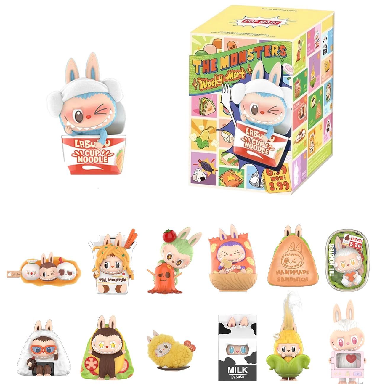 Pop Mart The Monsters Wacky Mart Series Vinyl Figure - 1 Sealed Blind Box