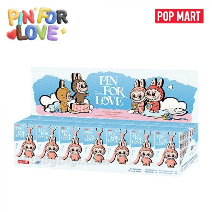 Pop Mart The Monster PIN for Love Series - Vinyl Plush (A-M) - Full Box